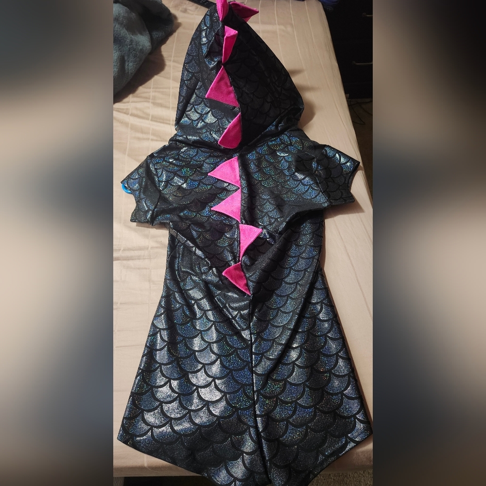 Shimmering Black and Pink Jumpsuit